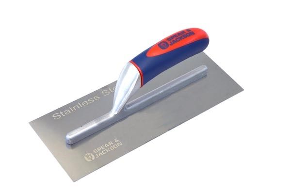 SPEAR & JACKSON - FLOAT PLASTERERS-280X117MM-STAINLESS BLADE-SOFT GRIP HAND